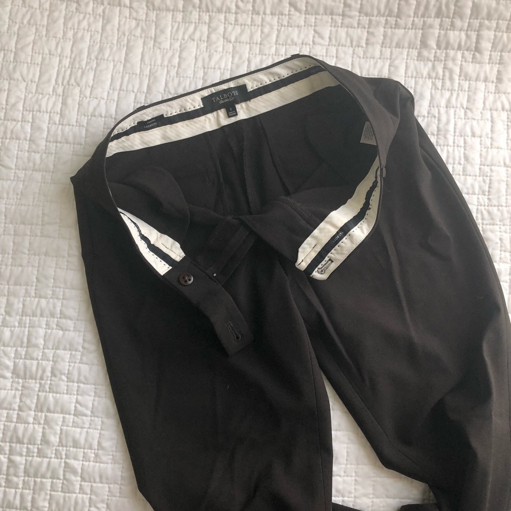 Talbots Suit Pants, black, size 2